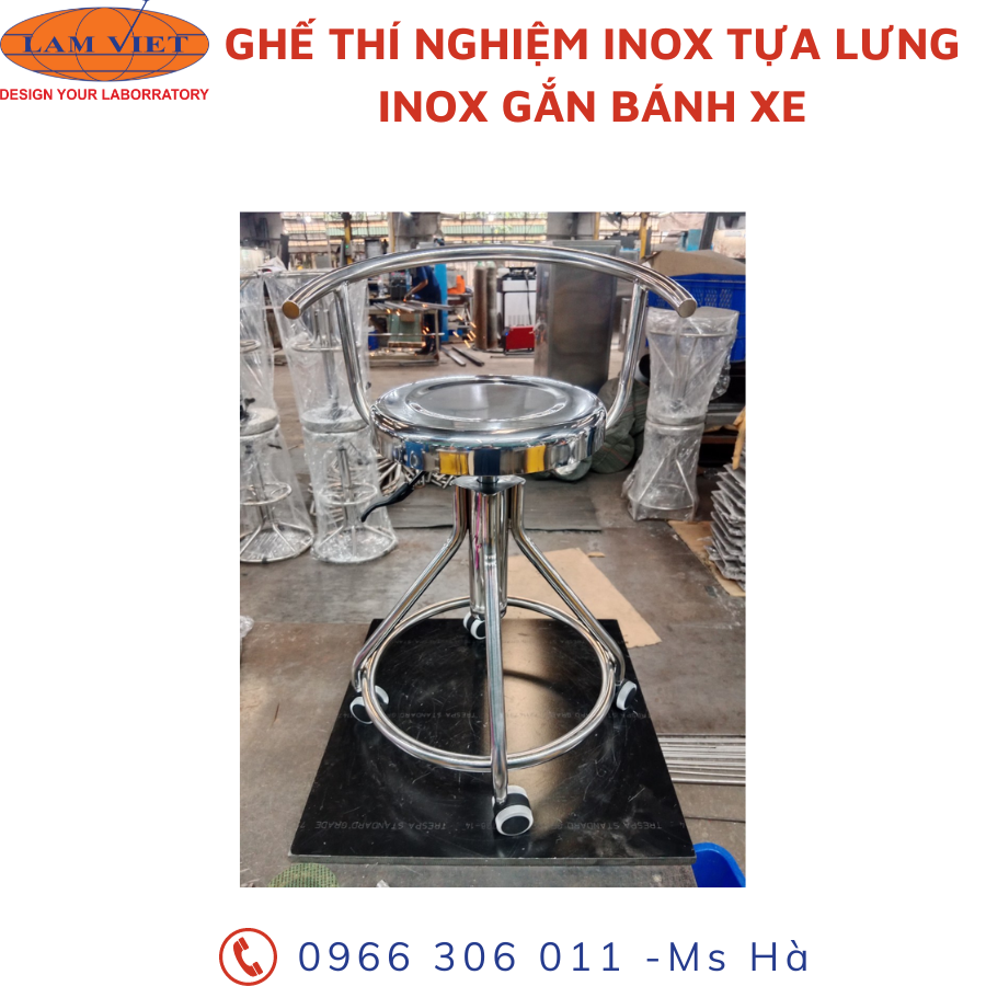 Ghế phòng thí nghiệm đa dạng kích thước, kiểu dáng