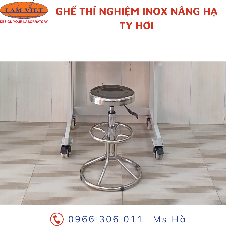 Ghế phòng thí nghiệm đa dạng kích thước, kiểu dáng