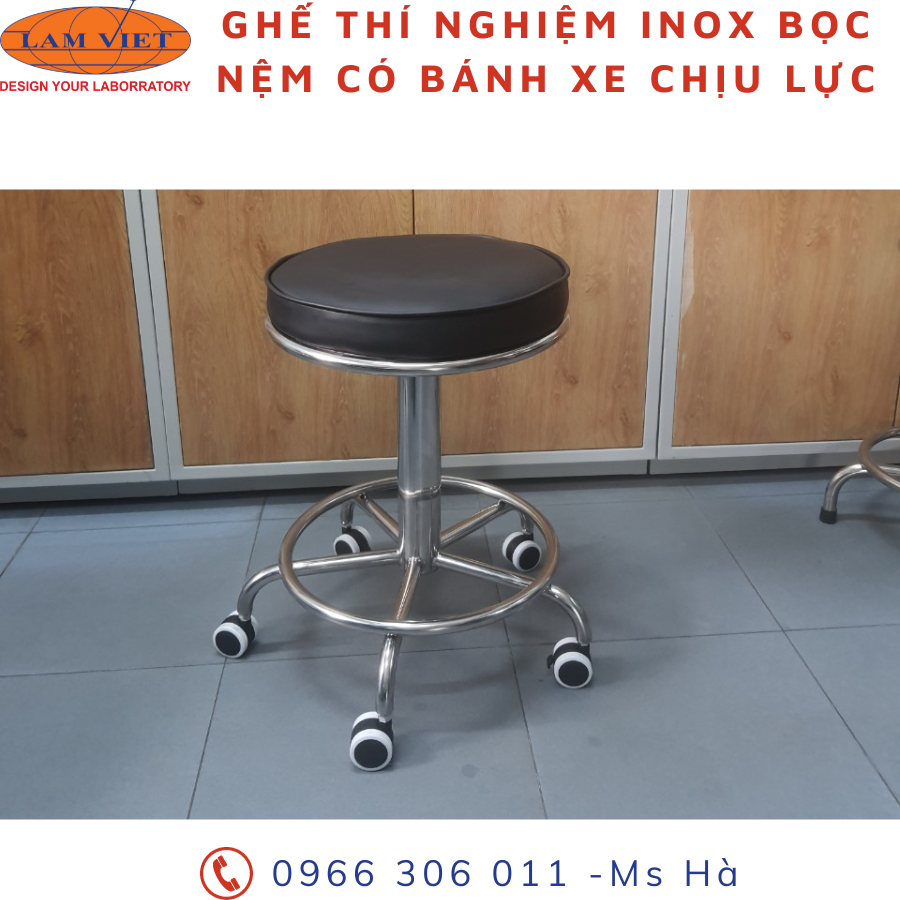 Ghế phòng thí nghiệm đa dạng kích thước, kiểu dáng