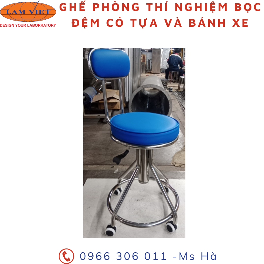 Ghế phòng thí nghiệm đa dạng kích thước, kiểu dáng