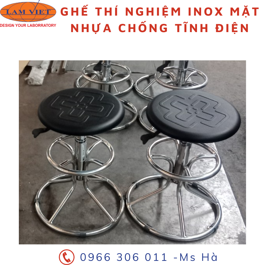 Ghế phòng thí nghiệm đa dạng kích thước, kiểu dáng