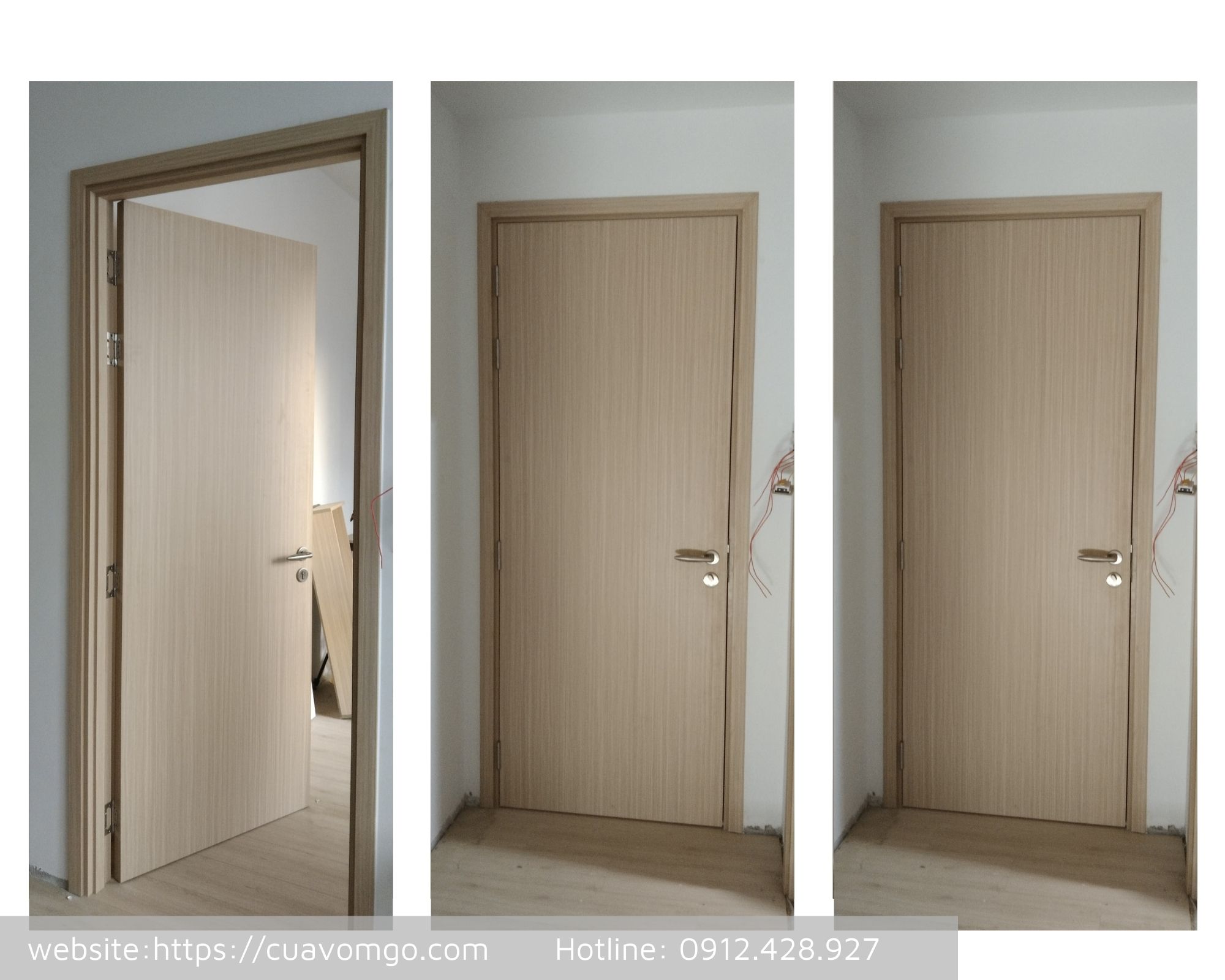 Cửa gỗ MDF tại Hóc Môn  Cửa gỗ công nghiệp cao cấp
