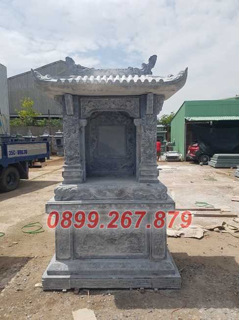 Cây hương đá - Mẫu cây hương thờ đá ngoài trời có mái bán Trà Vinh