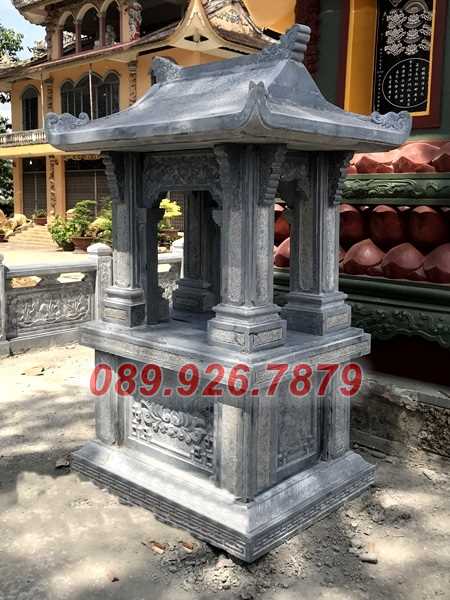 Cây hương đá - Mẫu cây hương thờ đá ngoài trời có mái bán Trà Vinh