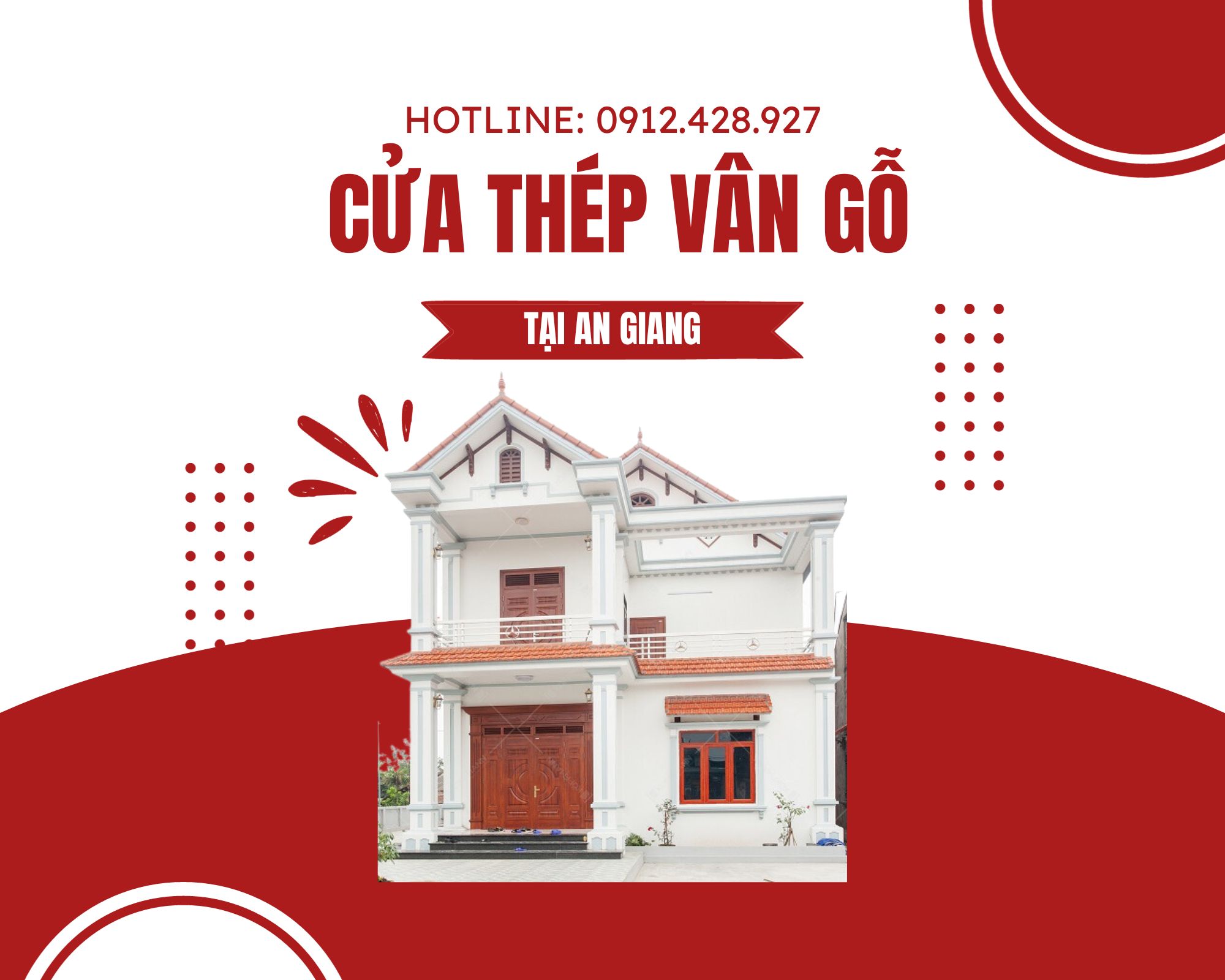 Cửa thép vân gỗ tại An Giang  Thương hiệu nổi tiếng
