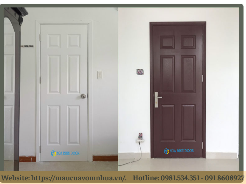 Giá cửa gỗ tại Bình Chánh - Cửa gỗ công nghiệp HDF