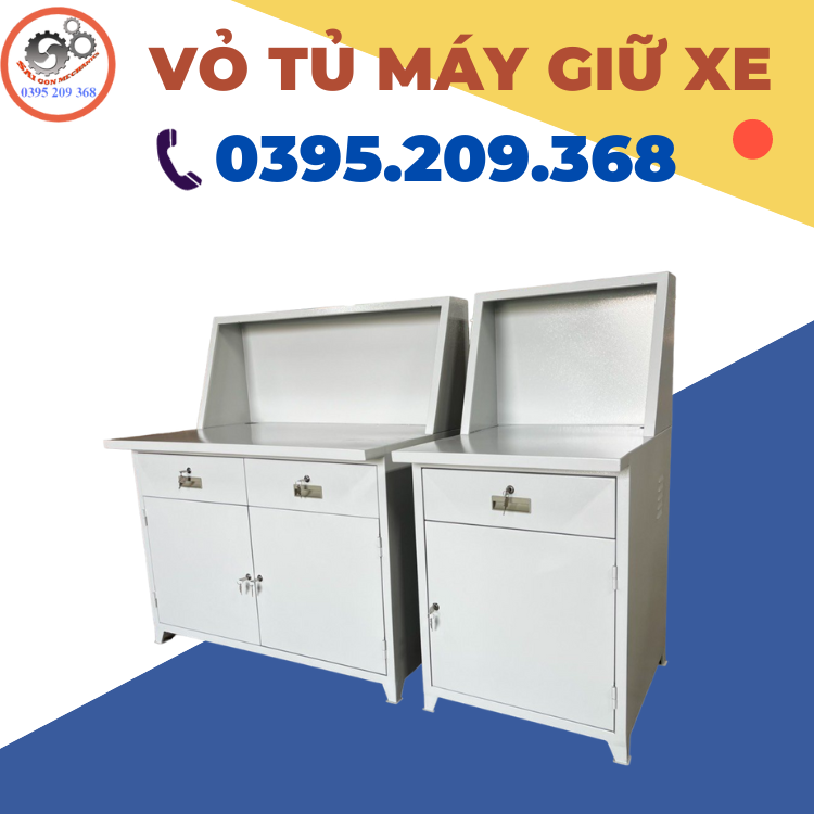 Vỏ tủ máy giữ xe thiết kế sản xuất theo yêu cầu