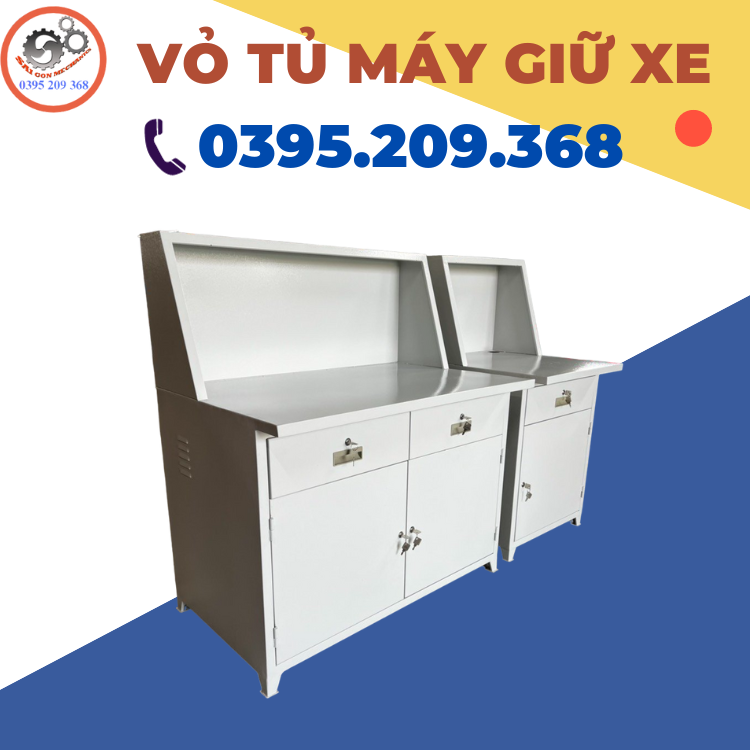 Vỏ tủ máy giữ xe thiết kế sản xuất theo yêu cầu