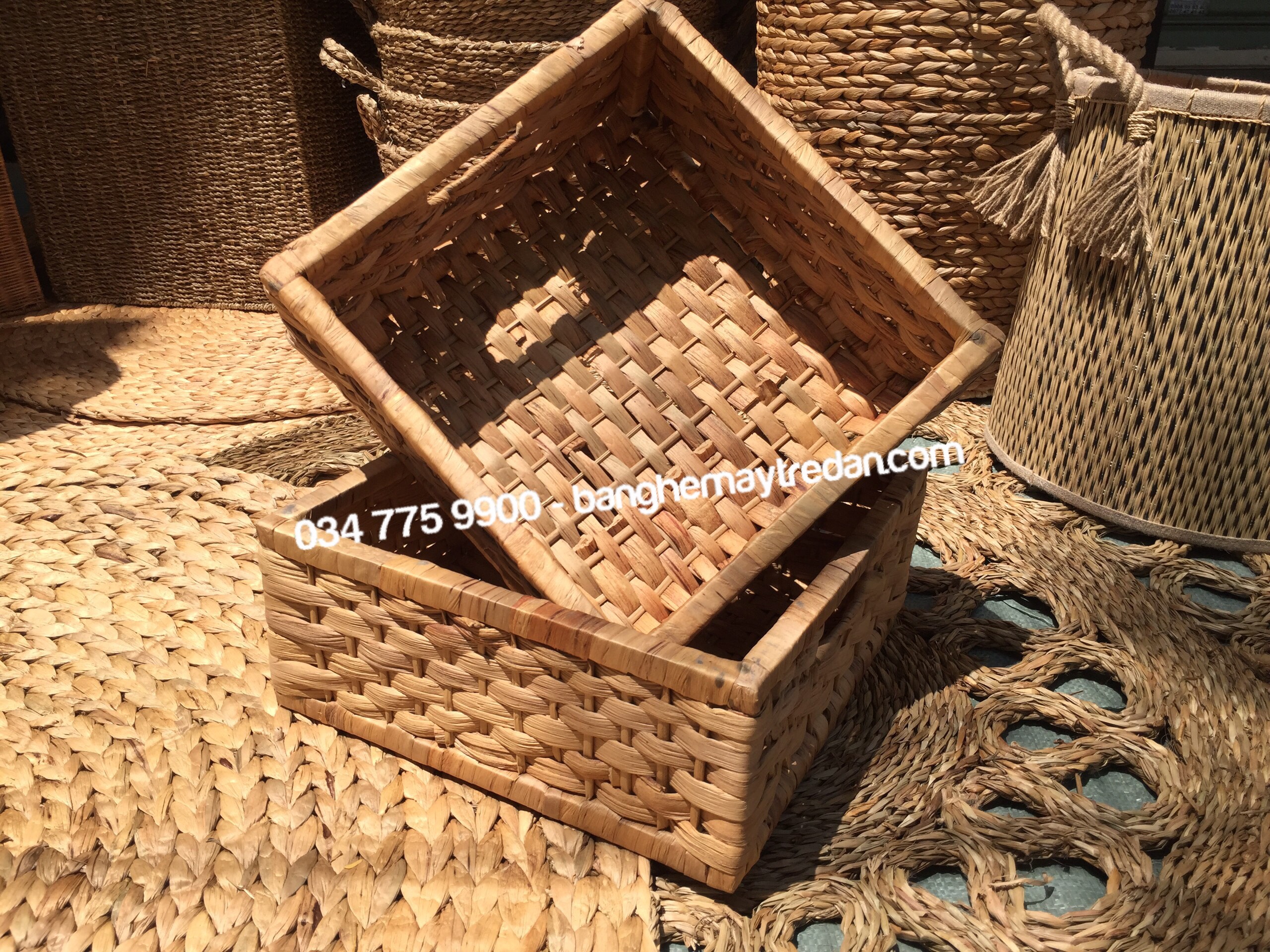 Công ty Mây TRe Lục Bình bán giỏ mây tre đan