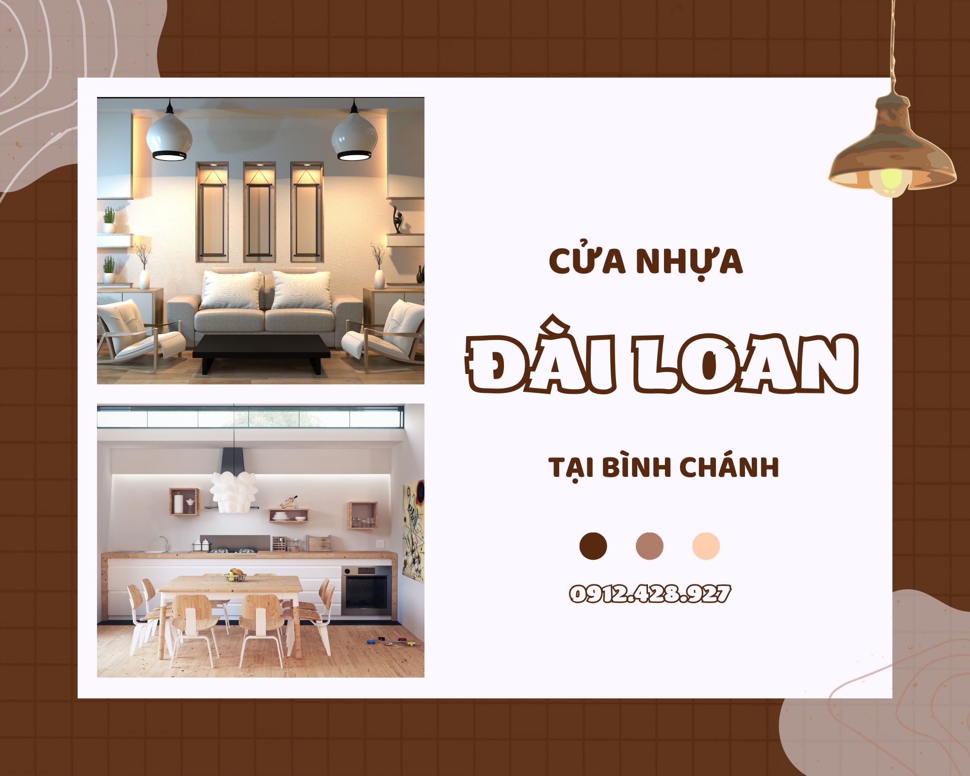 Cửa nhựa Đài Loan tại Bình Chánh  cửa nhựa giả gỗ giá rẻ