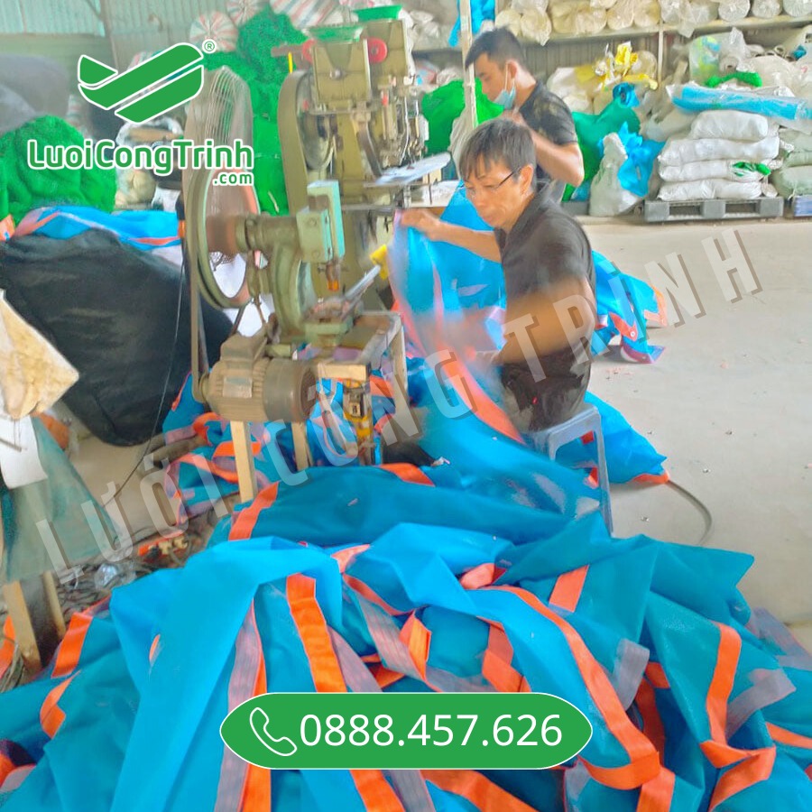Lưới chắn lan can PVC cho công trình cao tầng