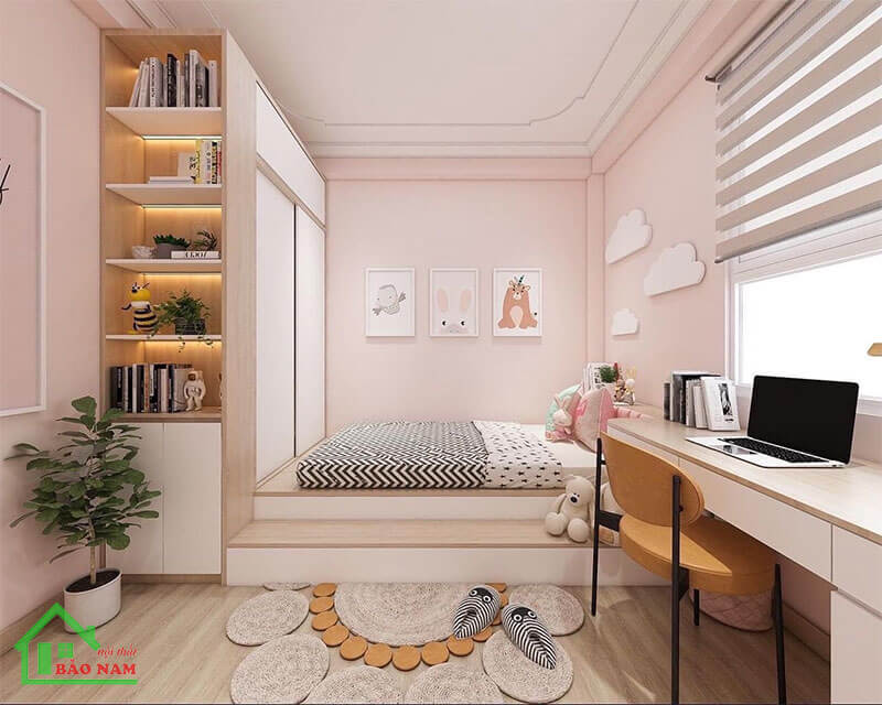 Giường giật cấp : Giải pháp tối ưu cho căn hộ nhỏ