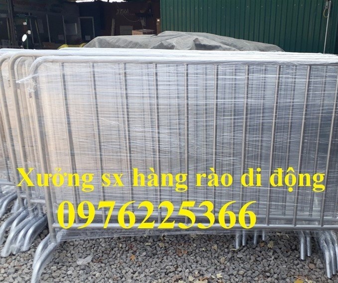 Hàng rào sắt di động ,hàng rào chắn lối đi,rào chắn barie an ninh