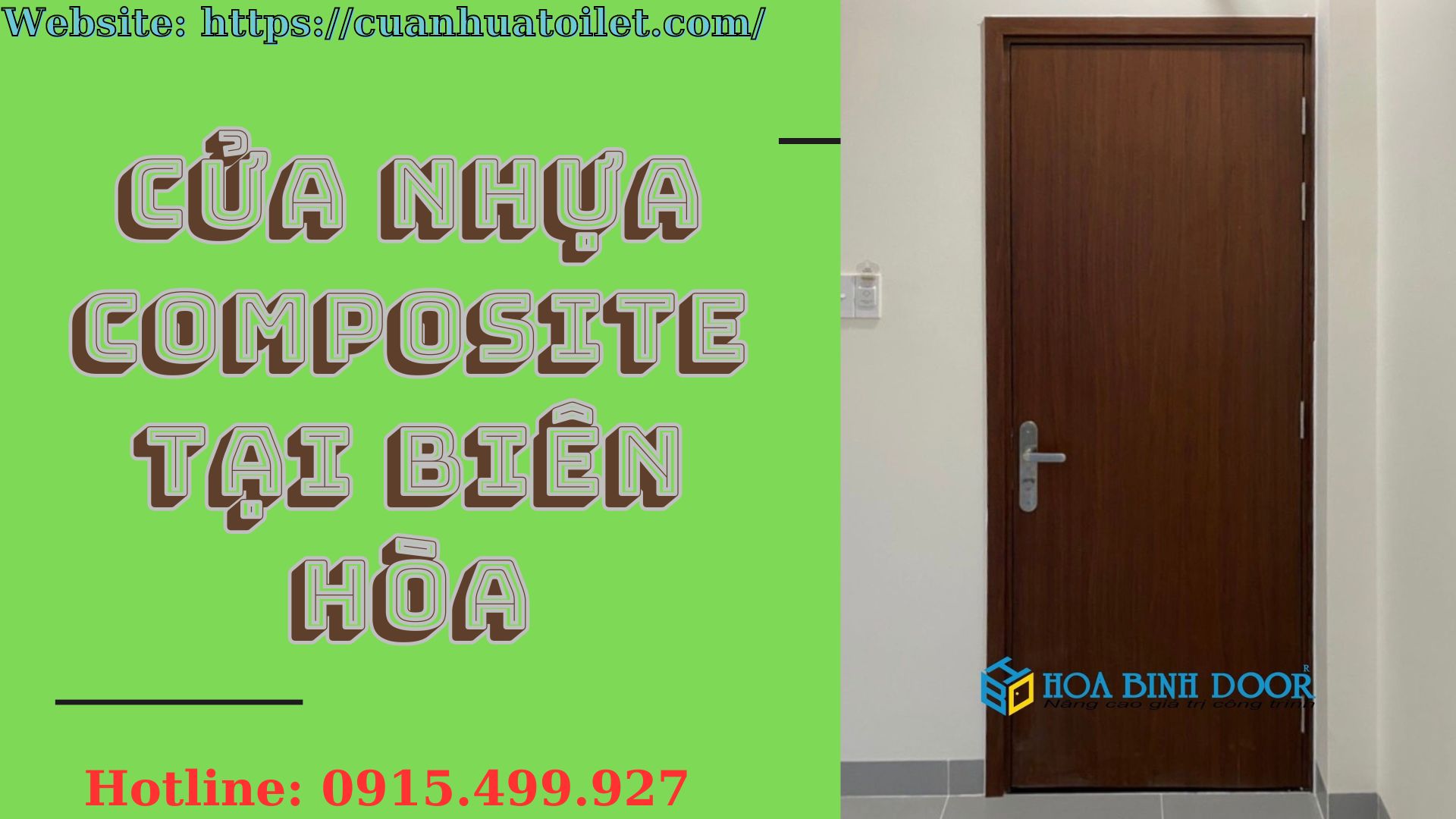 Cửa nhựa Composite tại Biên Hòa Đồng Nai - Cửa nhựa giả gỗ