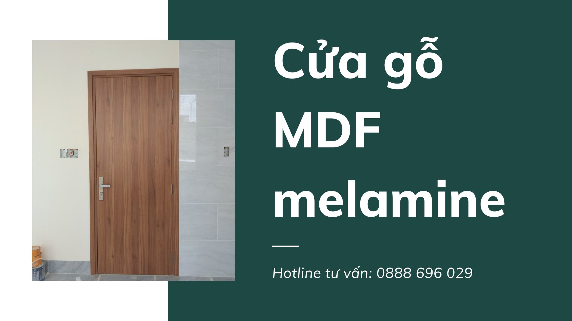 Cửa gỗ công nghiệp MDF melamine tại Bến Tre