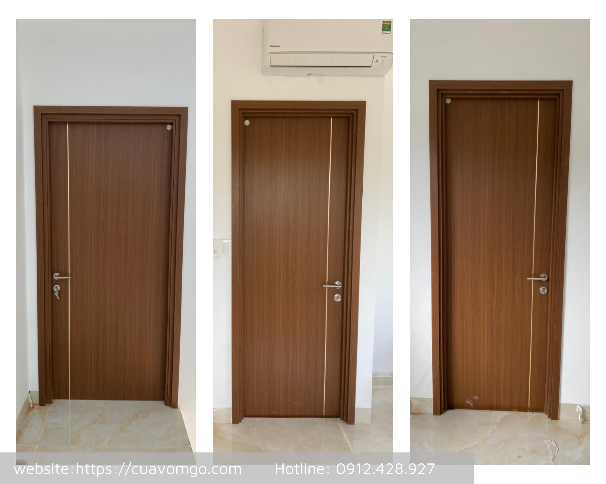 cửa nhựa Composite tại Long An  Cửa nhựa giả gỗ