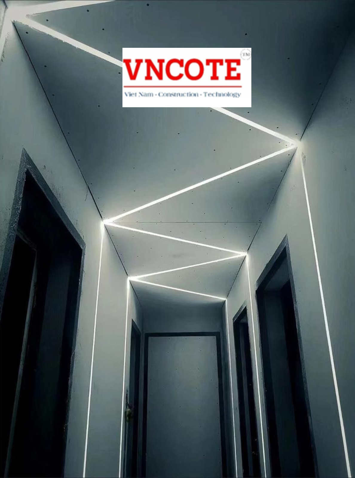 Thanh nhôm đèn LED trang trí nội thất P1