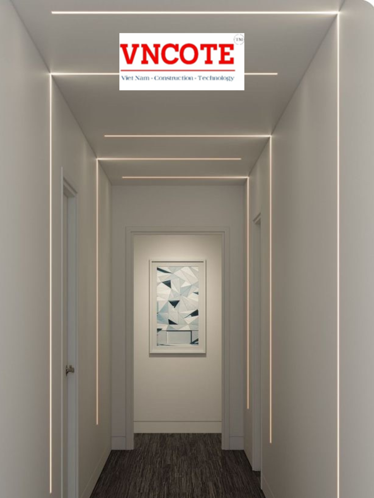 Thanh nhôm đèn LED trang trí nội thất P1