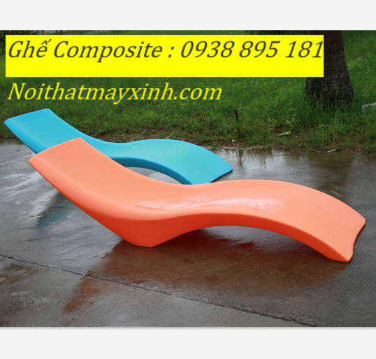 Giường tắm nắng composite , ghế bể bơi composite giá rẻ