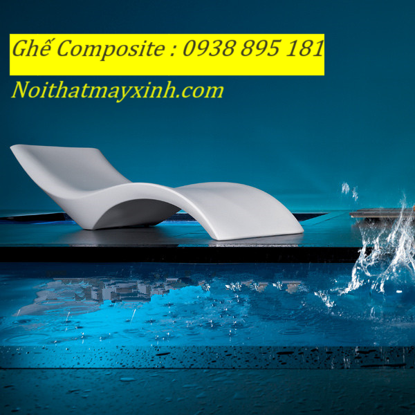 Giường tắm nắng composite , ghế bể bơi composite giá rẻ