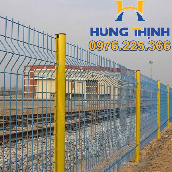 Thi công hàng rào lưới thép hàn ,lưới hàng rào mạ kẽm ,sơn tĩnh điện