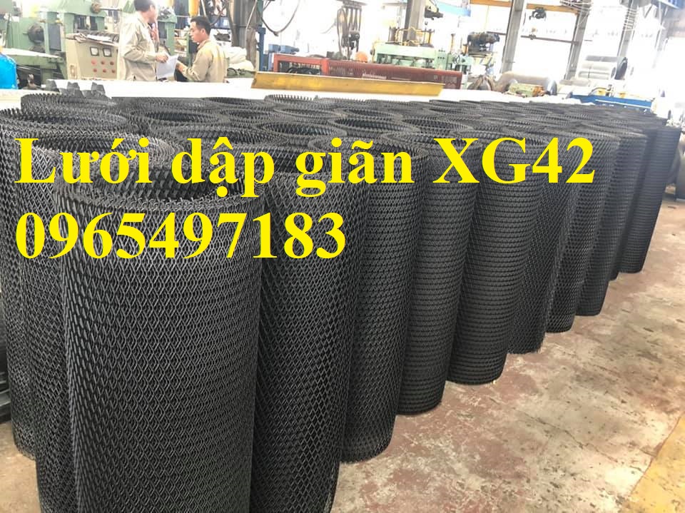 Lưới dập giãn XG42 dày 2mm mắt 22x50.8 có sẵn tại Hà Nội