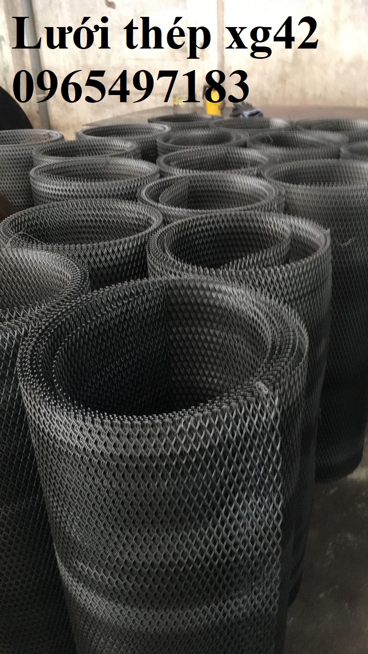 Lưới dập giãn XG42 dày 2mm mắt 22x50.8 có sẵn tại Hà Nội
