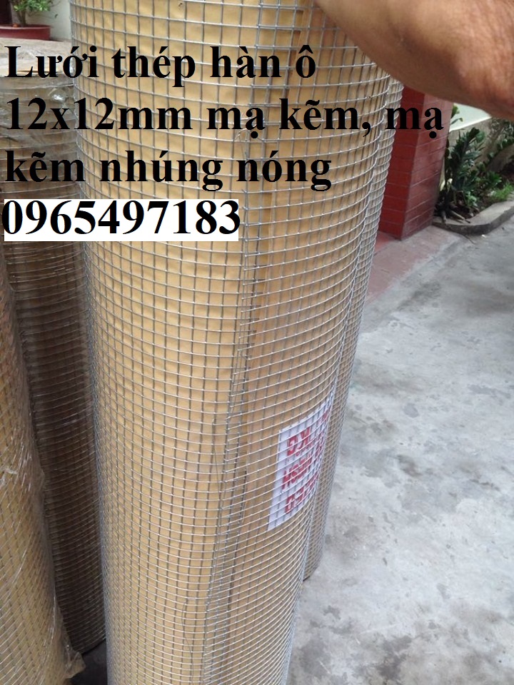 Lưới thép hàn mạ kẽm ô 12x12, 15x15, 25x25 khổ 1mx30, 1.2mx30m có sẵn