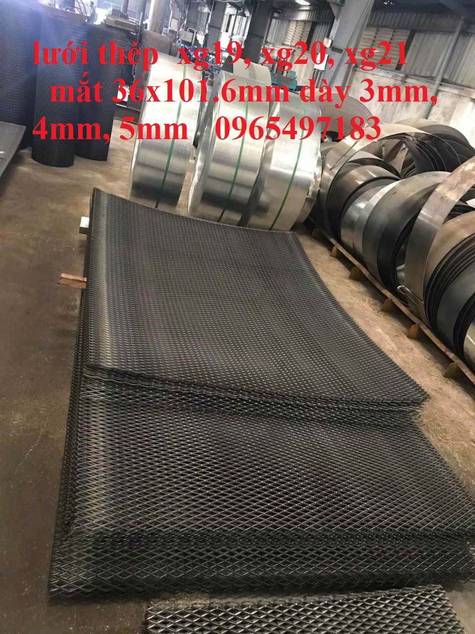 Lưới dập giãn XG19, XG20, XG21 có sẵn và nhận sản xuất theo yêu cầu