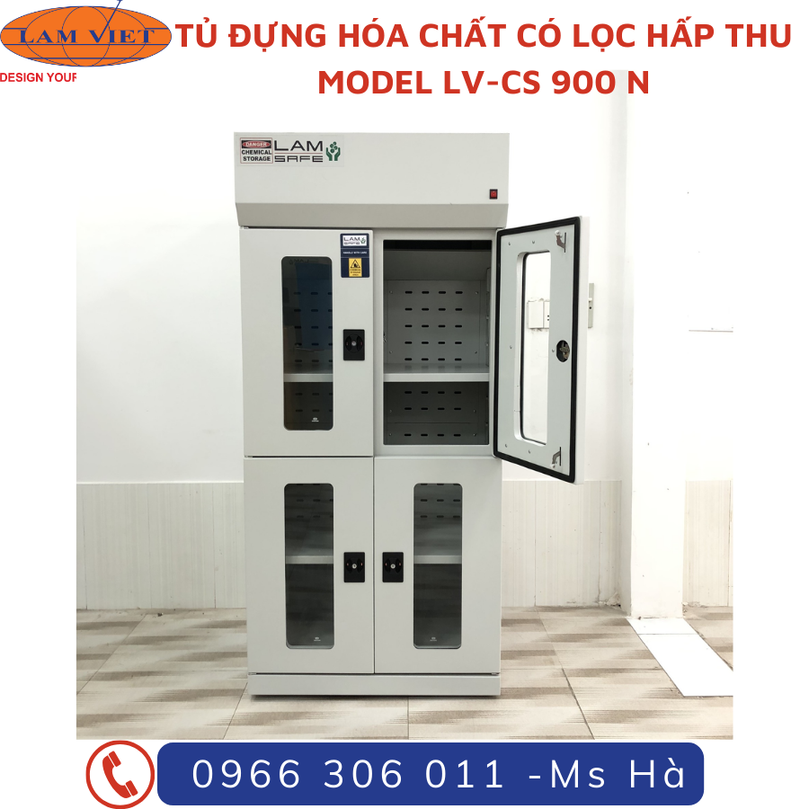 TỦ ĐỰNG HÓA CHẤT CÓ LỌC HẤP THU - LÂM VIỆT