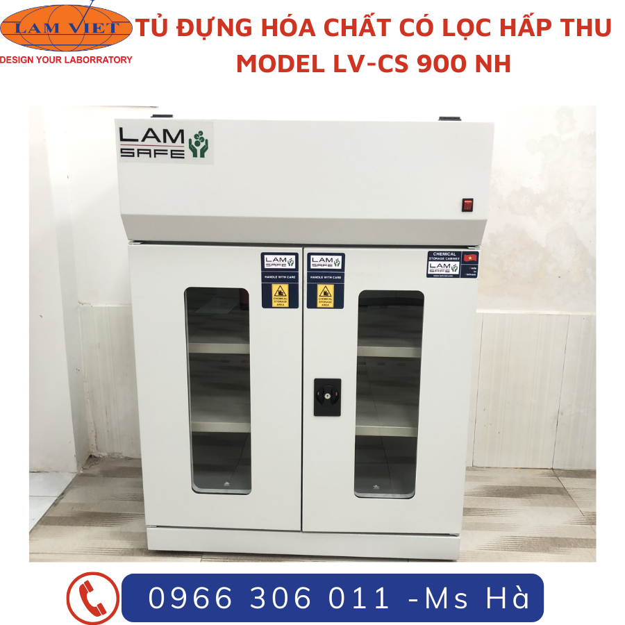 TỦ ĐỰNG HÓA CHẤT CÓ LỌC HẤP THU - LÂM VIỆT