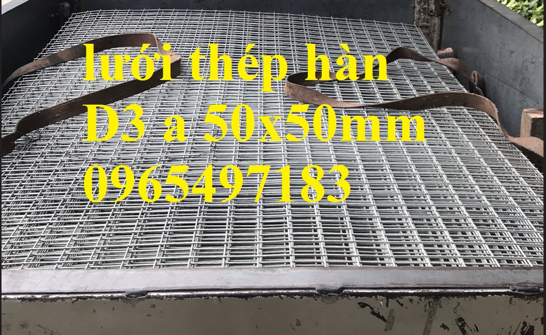 Lưới thép hàn D3 ô 50 x50 dạng tấm sản xuất theo yêu cầu