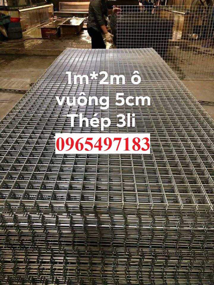 Lưới thép hàn D3 ô 50 x50 dạng tấm sản xuất theo yêu cầu