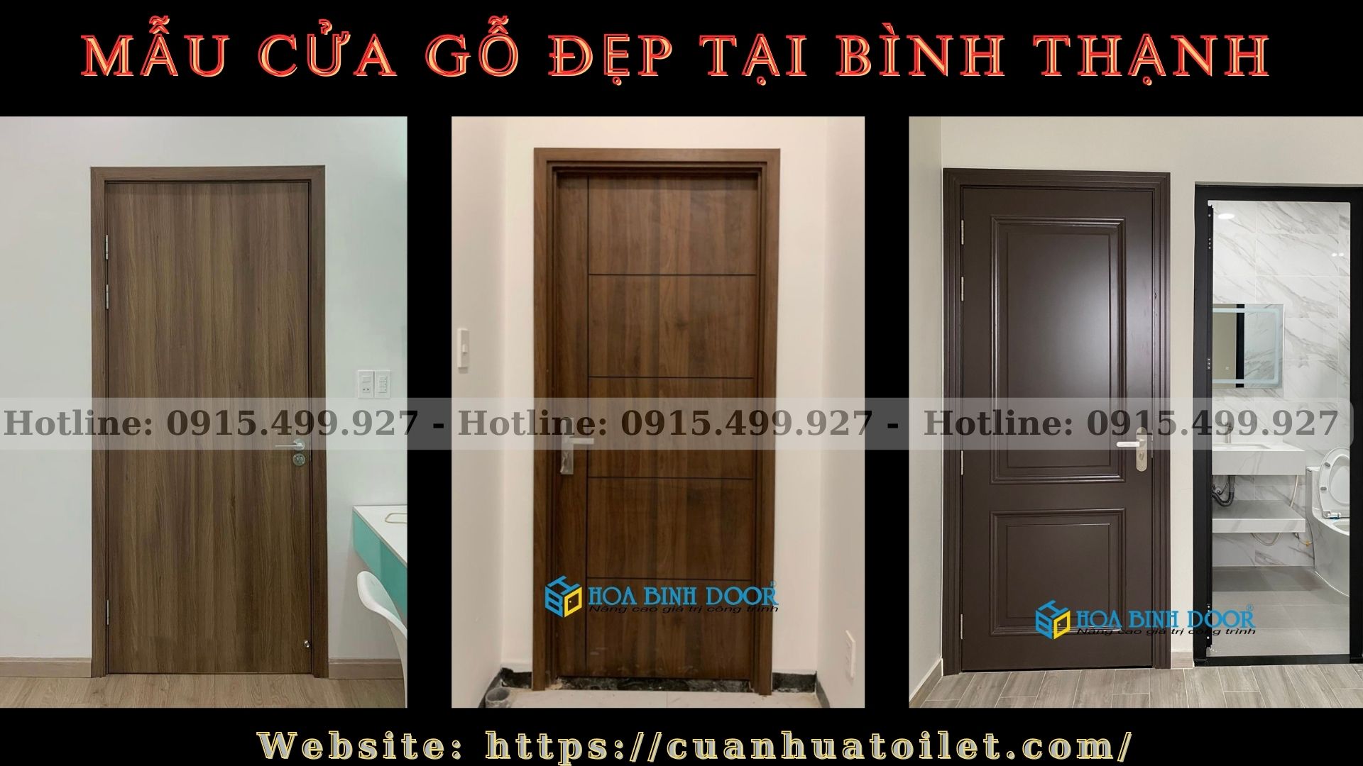 Mẫu cửa gỗ đẹp tại bình Thạnh - Mẫu cửa gỗ phòng ngủ