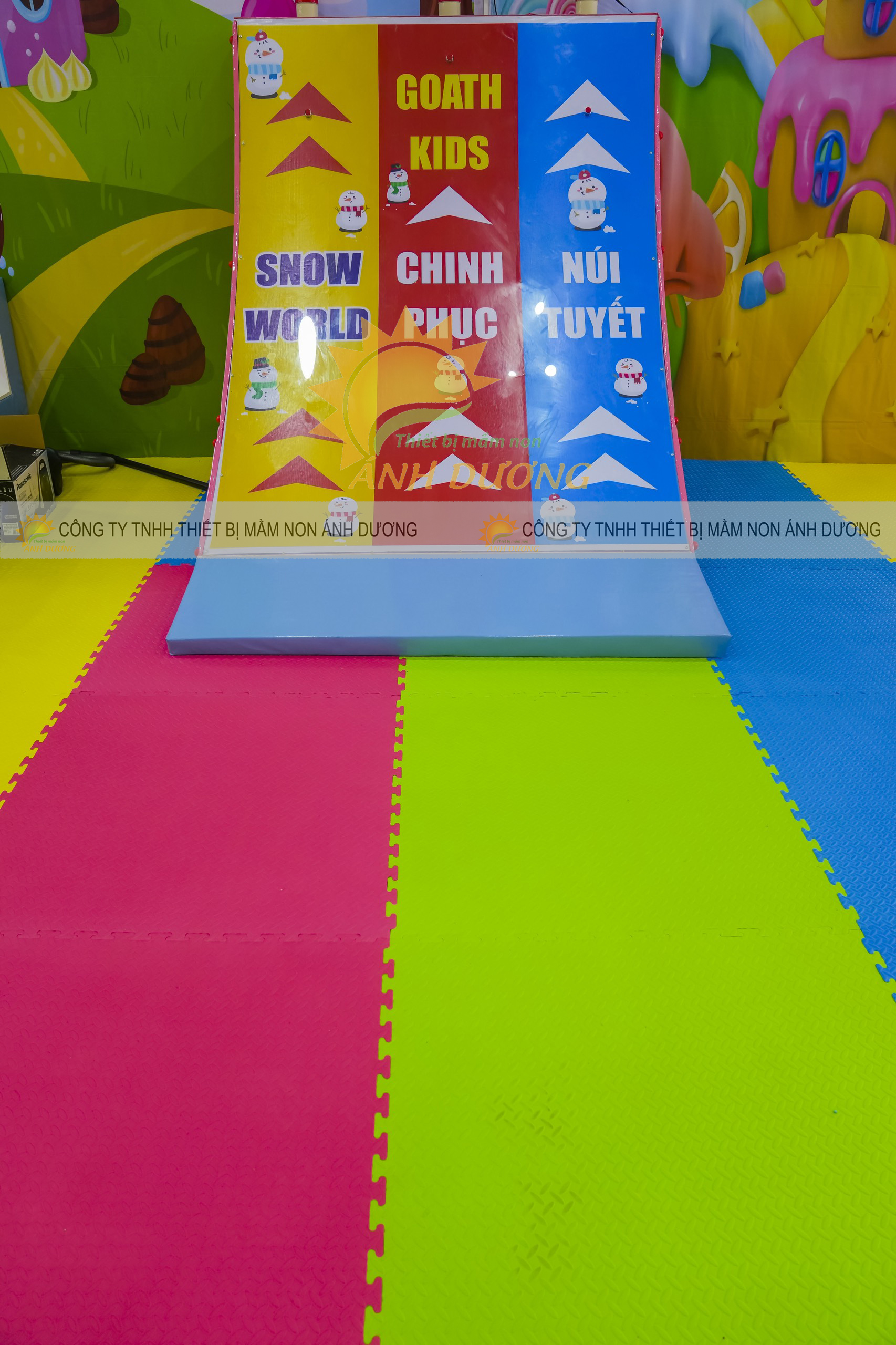 Đồ chơi đập chuông (leo dốc bấm chuông) cho khu vui chơi trẻ em