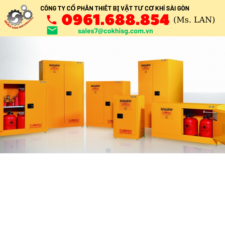tủ dựng dung môi có thể cháy loại 2 cửa yakos CCE-030- BA-A