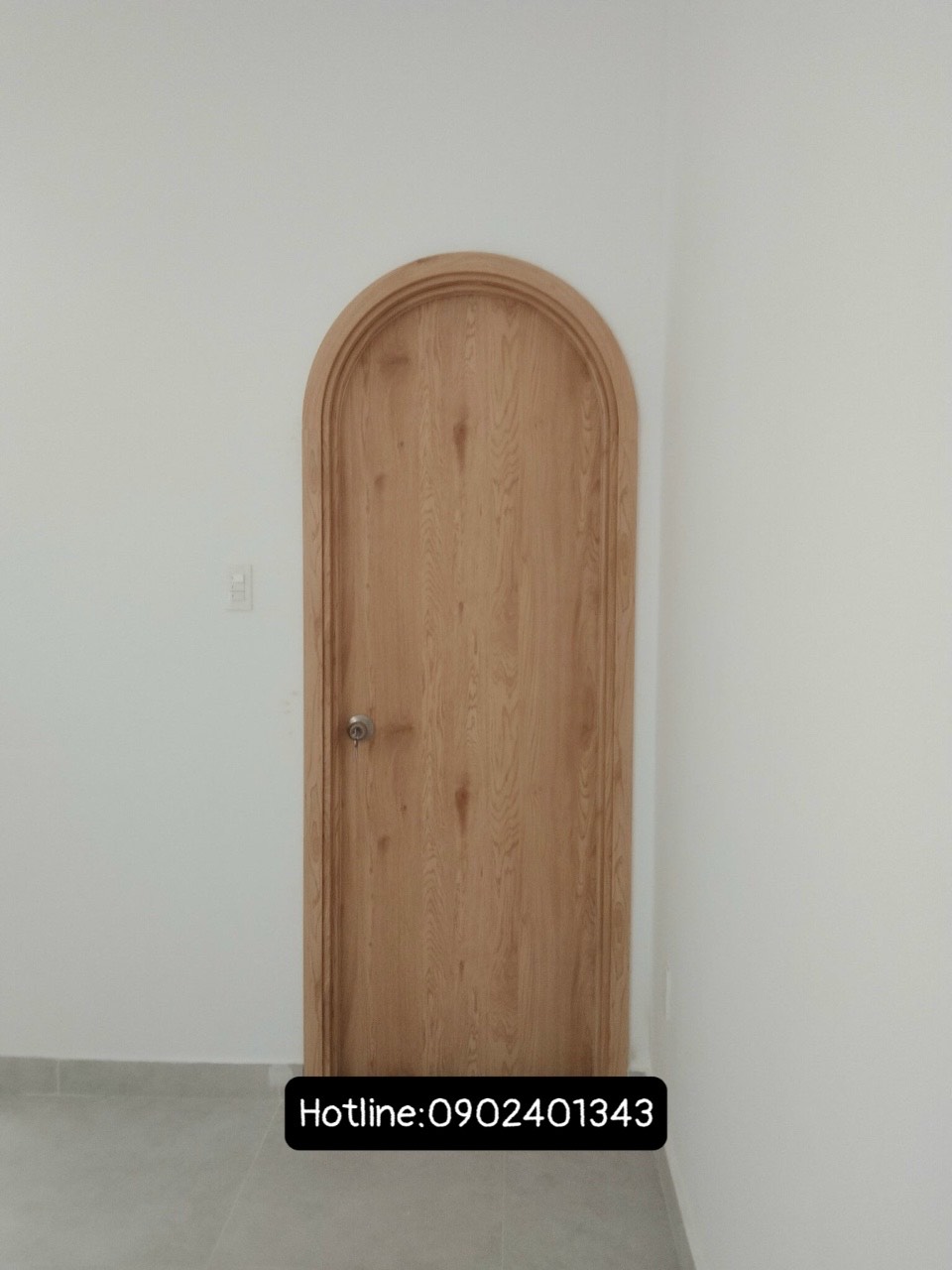 Cửa vòm nhựa giả gỗ composite giá bao nhiêu