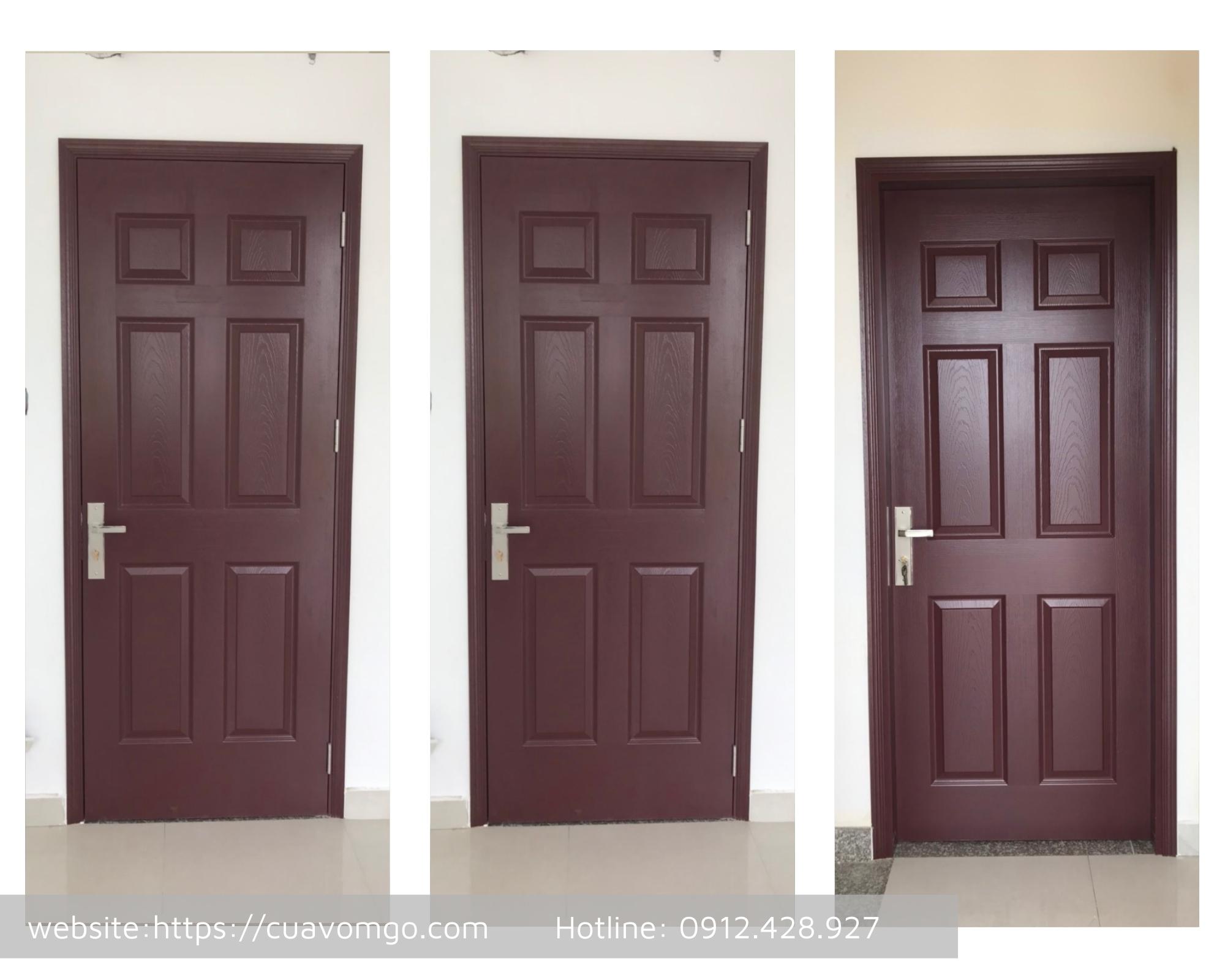 Cửa gỗ công nghiệp HDF tại Kiên Giang  lắp đặt trọn gói