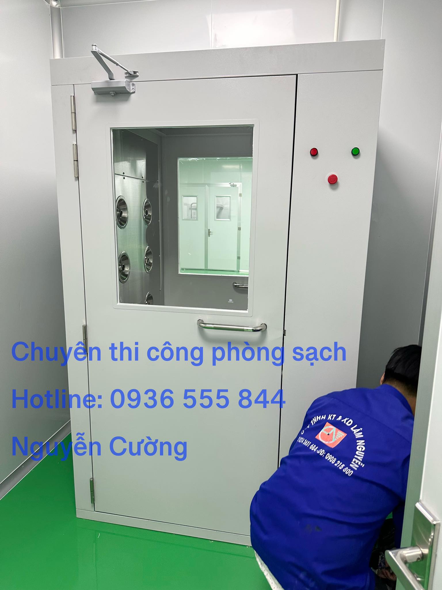 Chuyên sản xuất lắp đặt buồng thổi khí cho phòng sạch