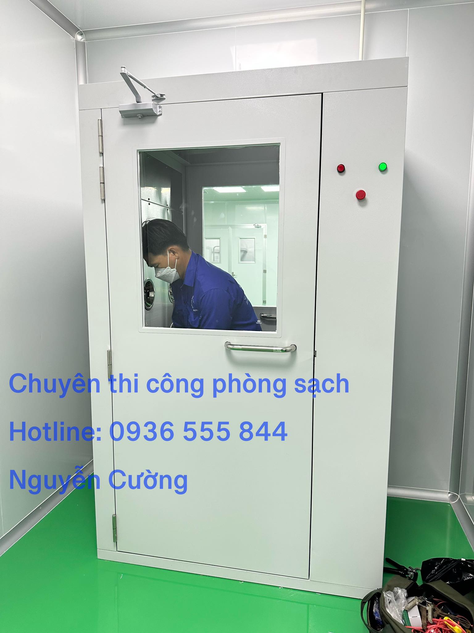 Chuyên sản xuất lắp đặt buồng thổi khí cho phòng sạch