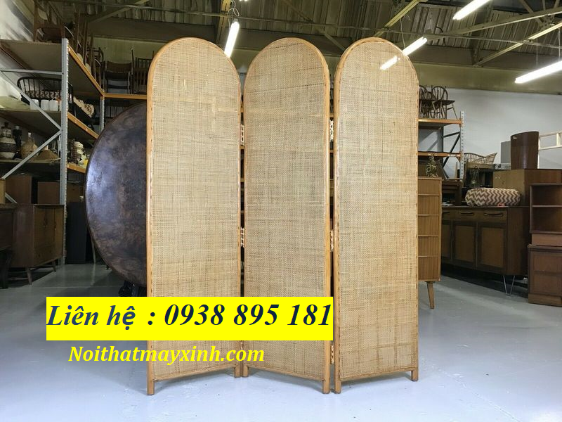 Bình phong mây tre . vách ngăn mây tự nhiên