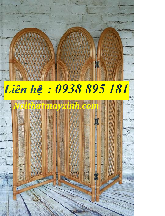 Bình phong mây tre . vách ngăn mây tự nhiên