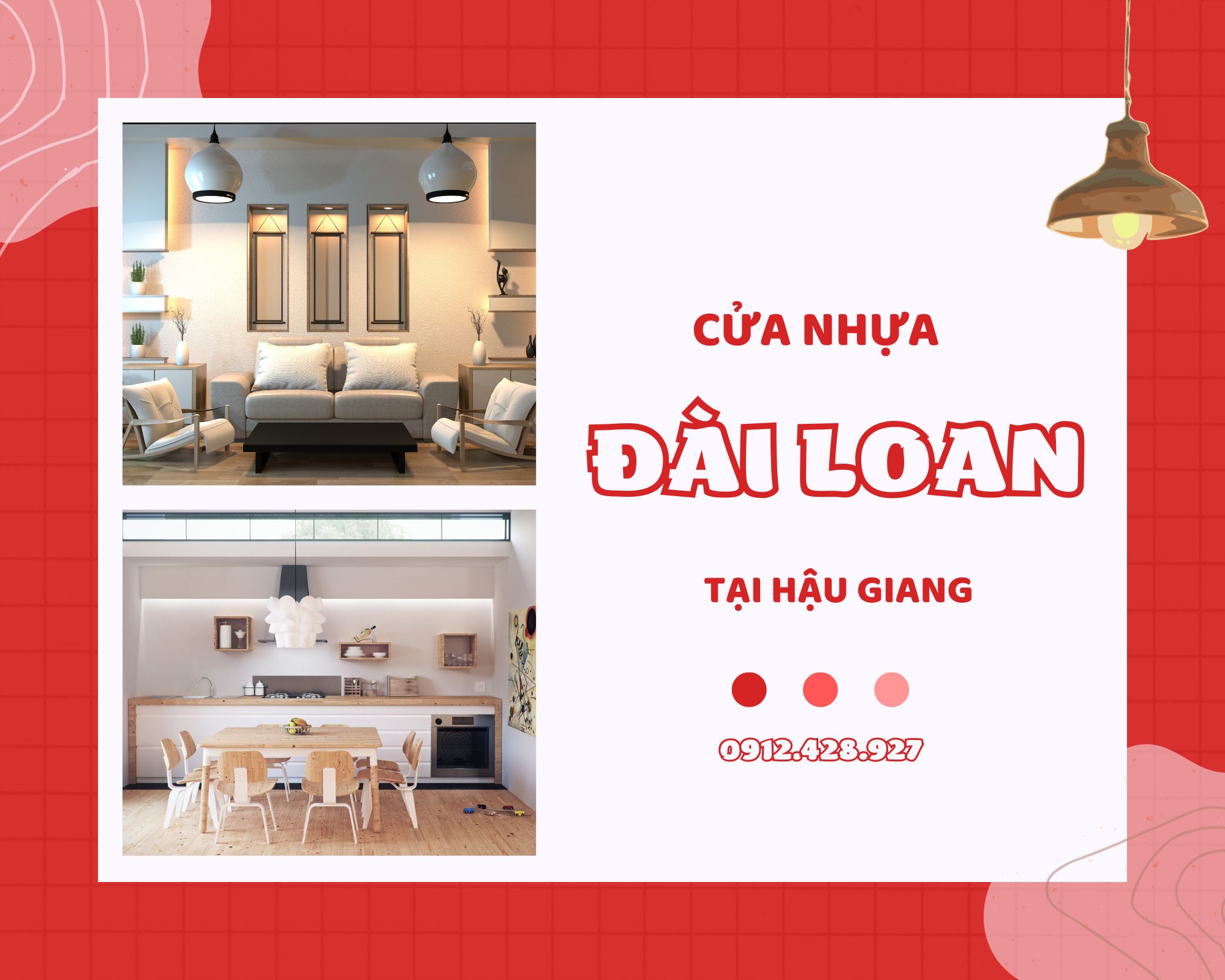 Cửa nhựa Đài Loan tại Hậu Giang  báo giá trọn gói
