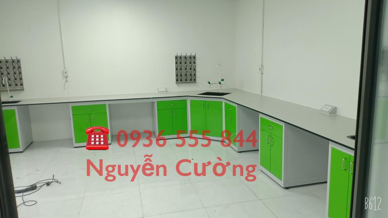 Cung cấp lắp đặt bàn thí nghiệm áp tường phòng hóa lí