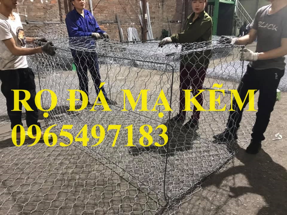 Rọ đá mạ kẽm có sẵn. Nhận sản xuất rọ đá các loại theo yêu cầu