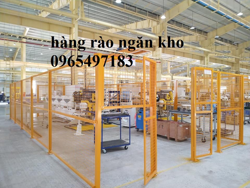 Khung lưới thép ngăn kho xưởng, vách ngăn kho, hàng rào ngăn kho xưởng