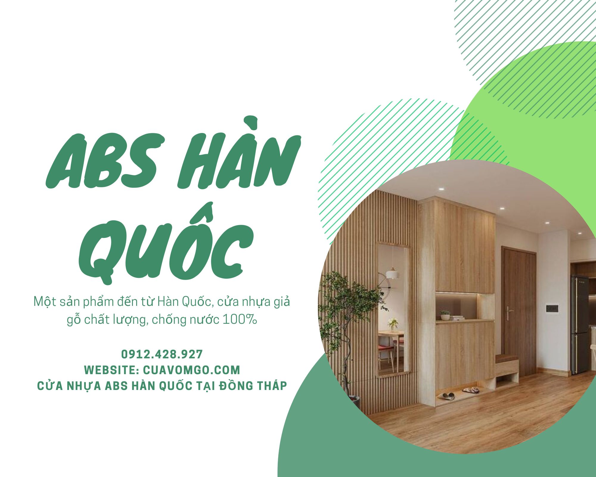 Cửa nhựa ABS tại Đồng Tháp  Báo giá trọn gói