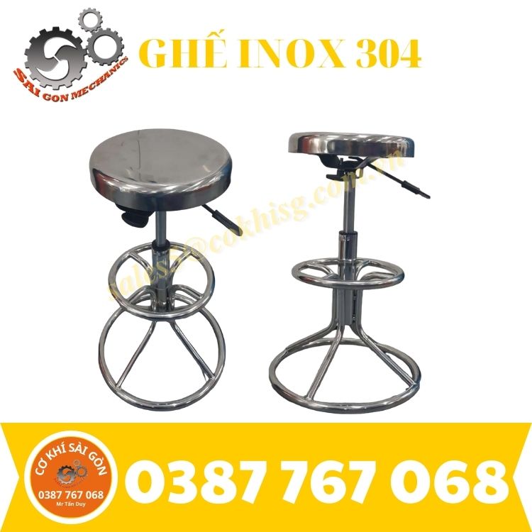 Ghế Thí Nghiệm Inox 304 - Đảm bảo chất lượng cao từ Cơ Khí Sài Gòn