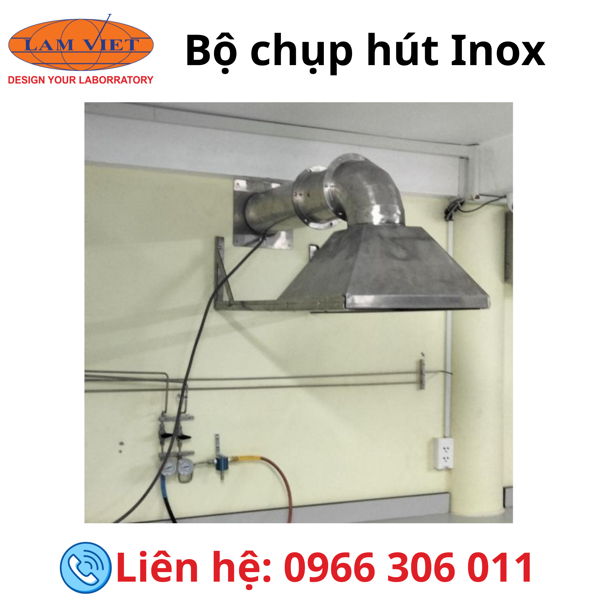 BỘ CHỤP HÚT INOX DÙNG CHO AAS