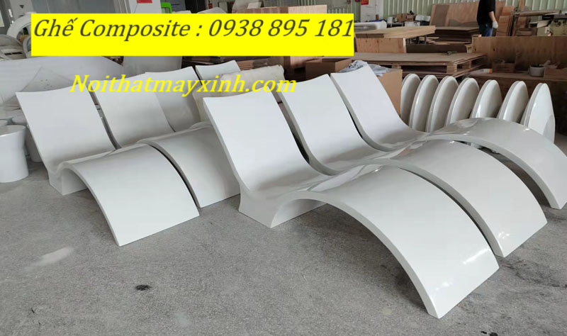 Ghế hồ bơi composite cho khách sạn , ghế bể bơi composite cho resort